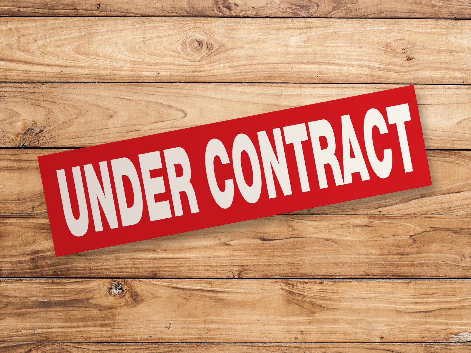 UNDER CONTRACT Stickers | Real Estate Stickers | Garage Sale | Free Shipping