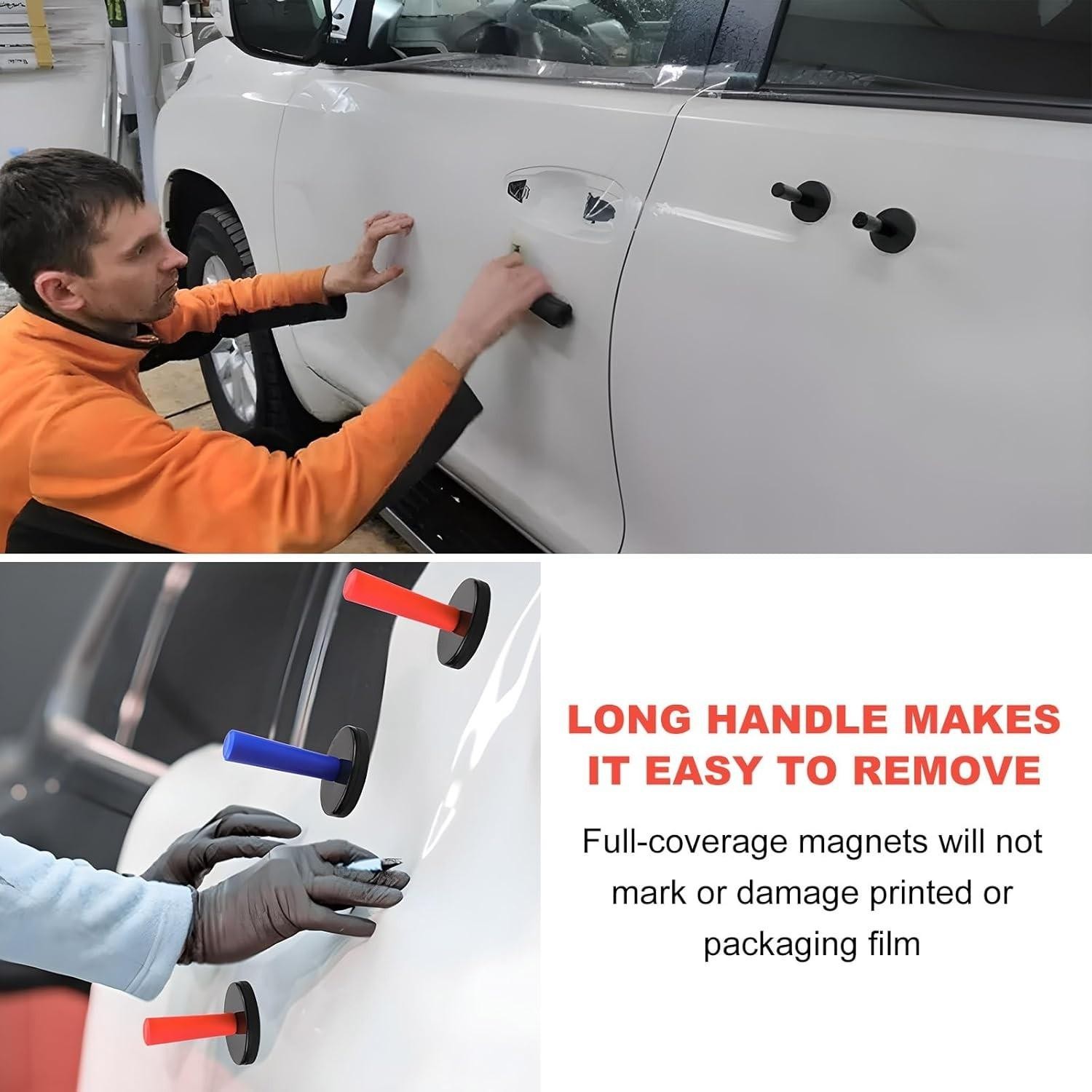 4pcs Vinyl Wrap Magnets for Cars Gripper Holder Tint Tool Auto Film for Sign