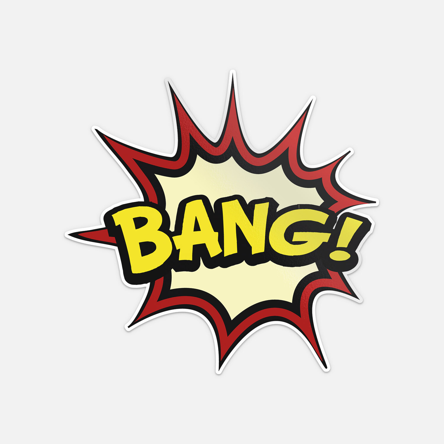 Bang Speech Bubble Comic Book Vinyl Sticker Decal