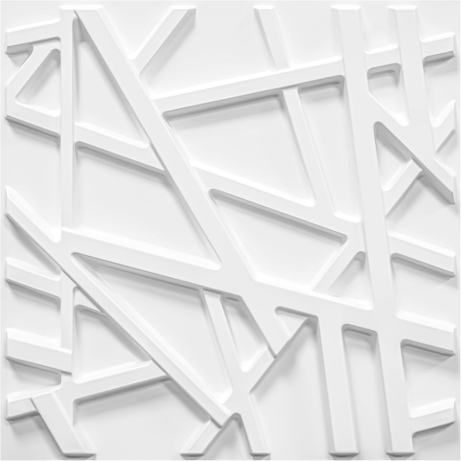 33 Pack 3D Wall Panels Interior Wall Decor 12"x12" White Accent Textured Wall
