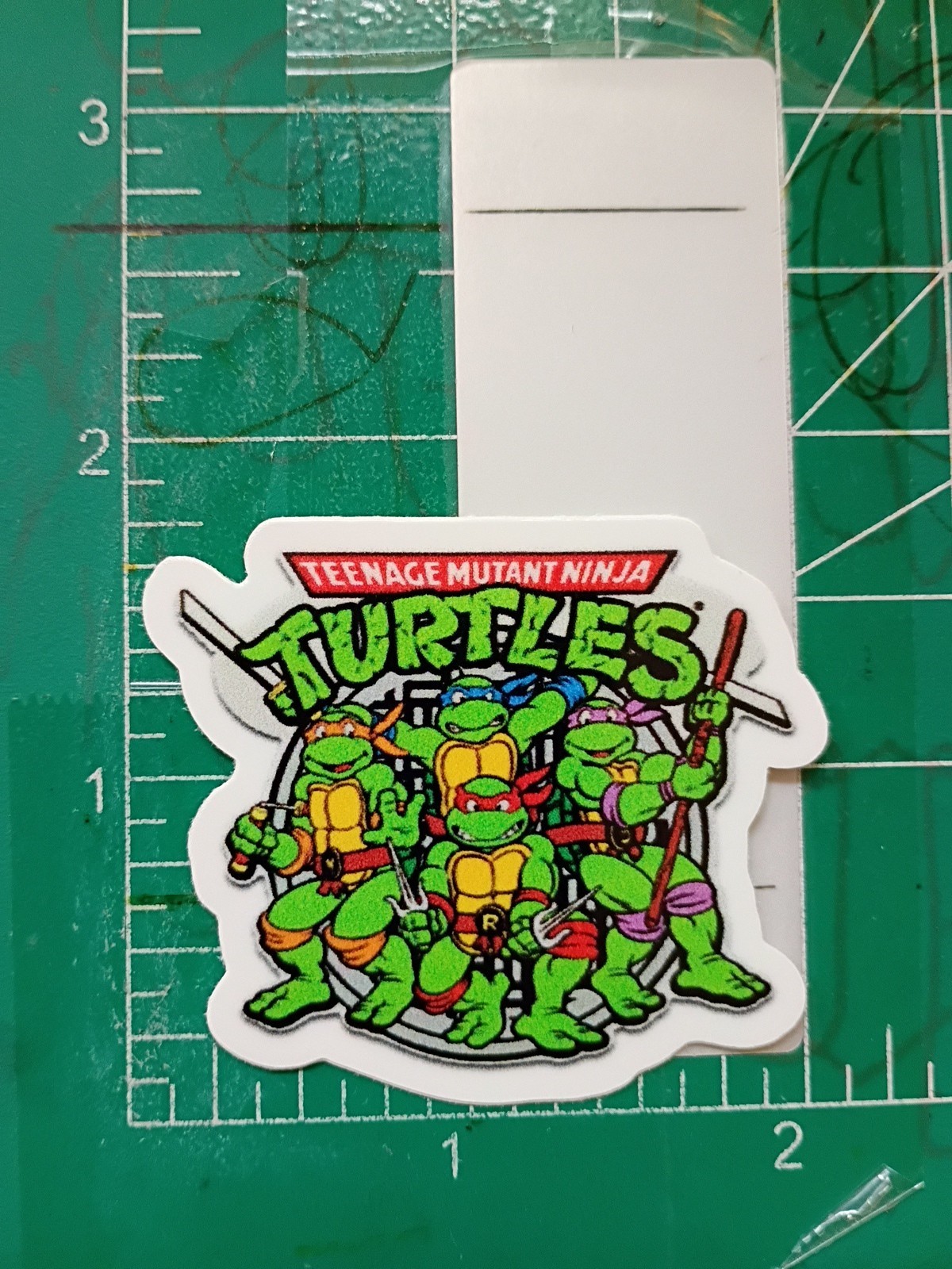 TMNT STICKER X 2×2 INCHES, VYNIL HIGH GLOSS STICKER X SMALL SIZE STICKER