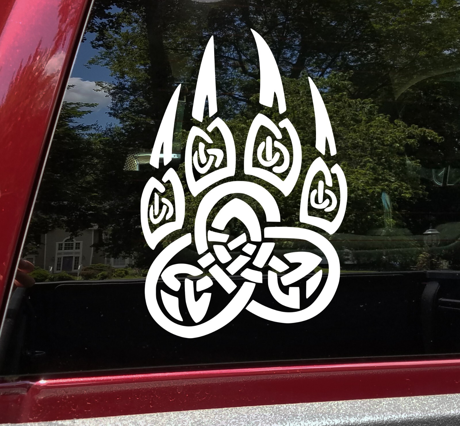 Viking Bear Claw Berserker Vinyl Decal V2 – Paw Norse Mythology Die Cut Sticker