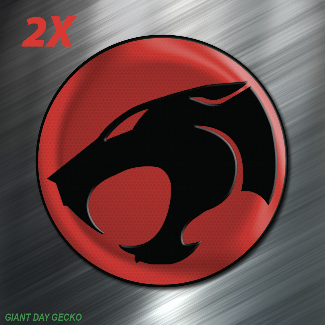 2X Two Thundercats Lion-o Cheetara car Laptop Wall Sticker Decal USA Stickers