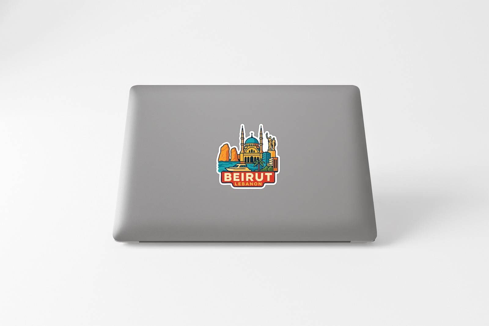 Beirut Lebanon Sticker Decal Vinyl Die-Cut City Skyline Landmark Design