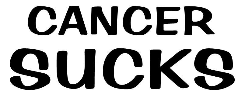 CANCER SUCKS VINYL DECAL STICKER BREAST CANCER CHOOSE COLOR