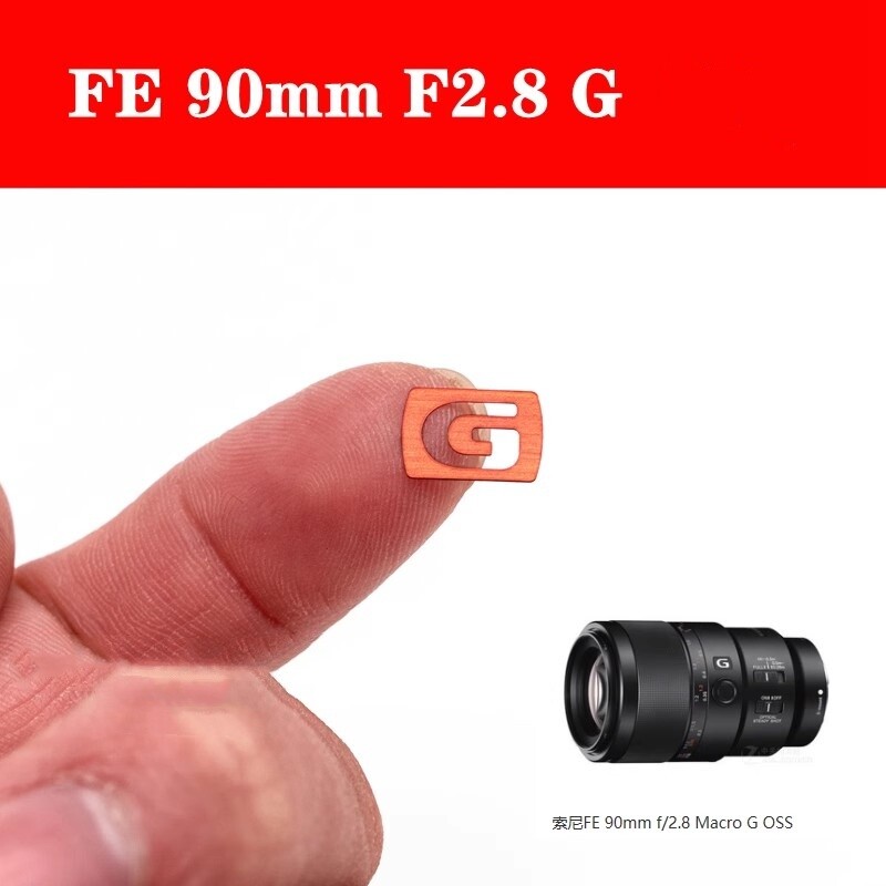 For SONY Black G to Red GM Master lens label accessory G Master Metal label