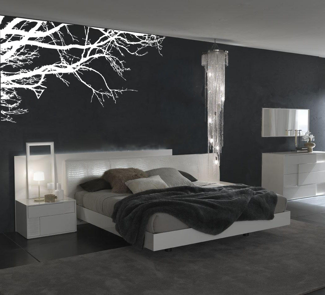 Large Wall Tree Top Nursery Decal Branches Wall Art Sticker Choose size, color