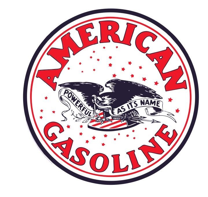 American Gasoline Oil Gas Pump Gas Station Racing Sticker Decal R8356