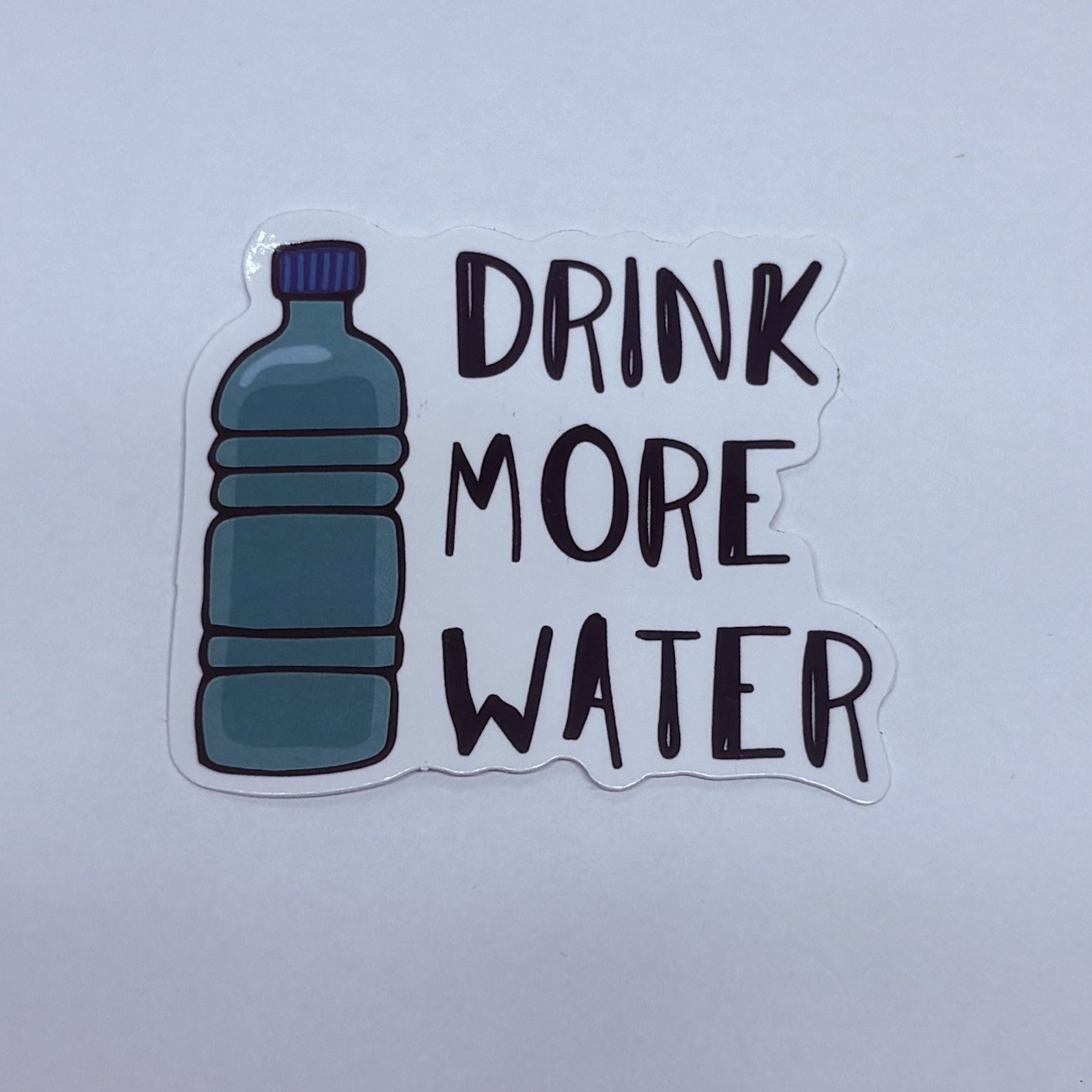 “Drink More Water” Health Sticker Nature Hike Travel Decal Vinyl Art Decor Tc9