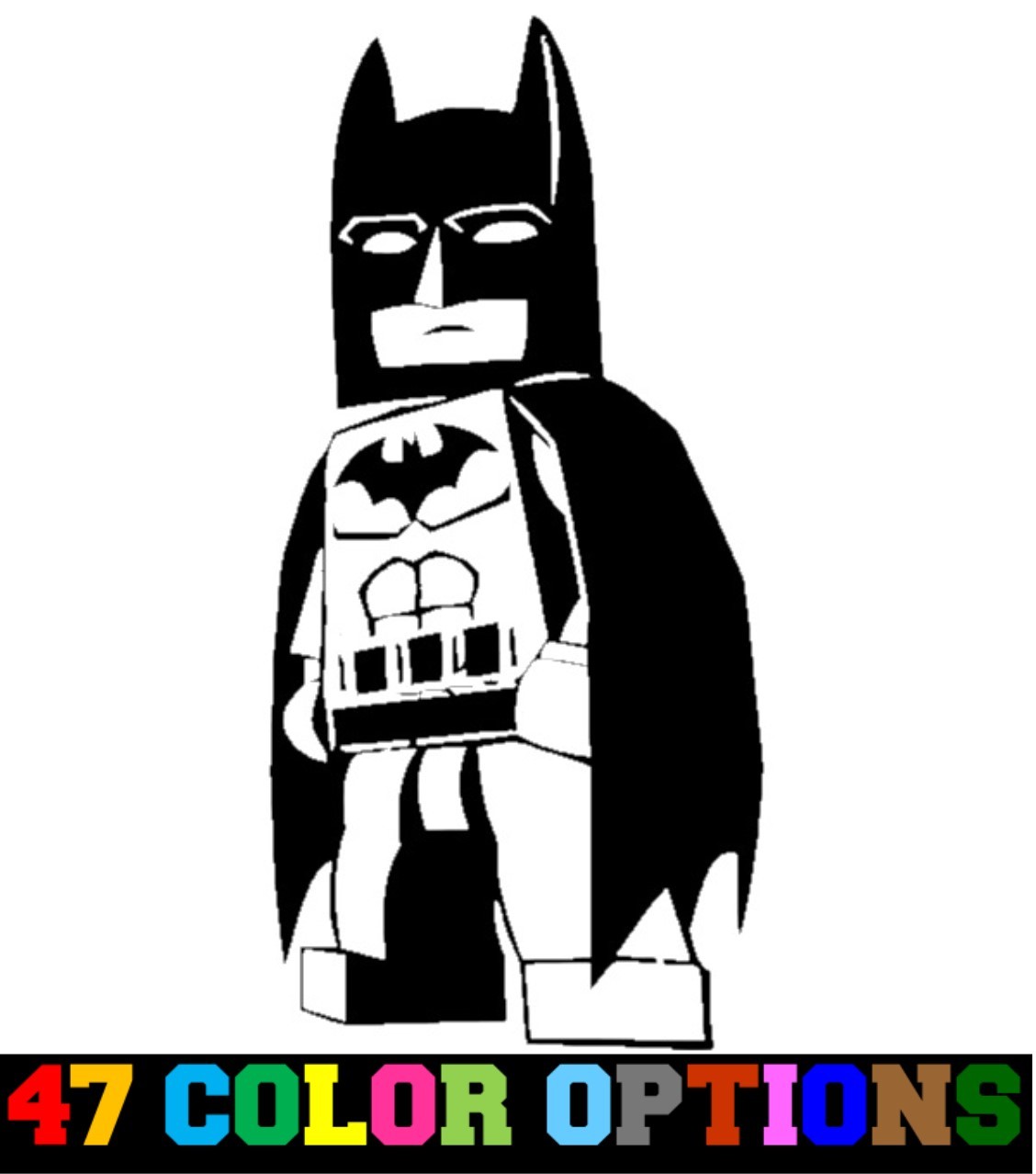 Vinyl Decal Truck Car Sticker Laptop – Dc Comics Batman Lego Batman