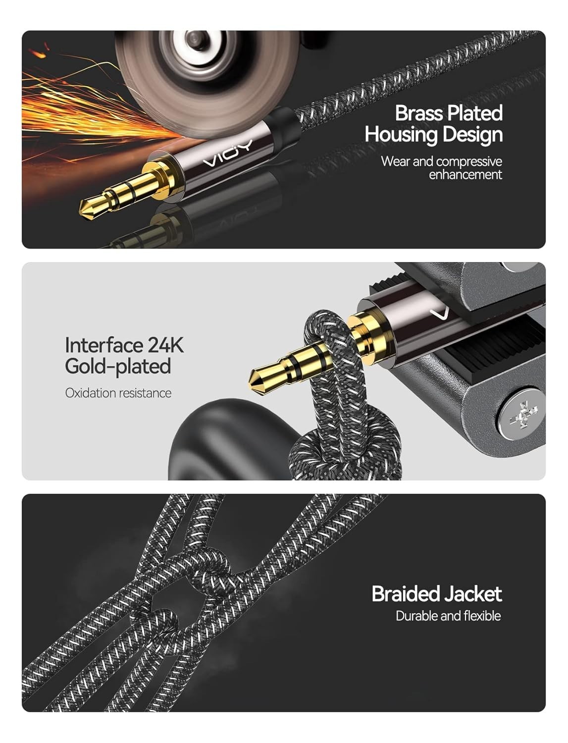 Headphone Extension Cable 20 Ft,[Copper Shell, Hi-Fi Sound] 3.5 Mm Male to Femal