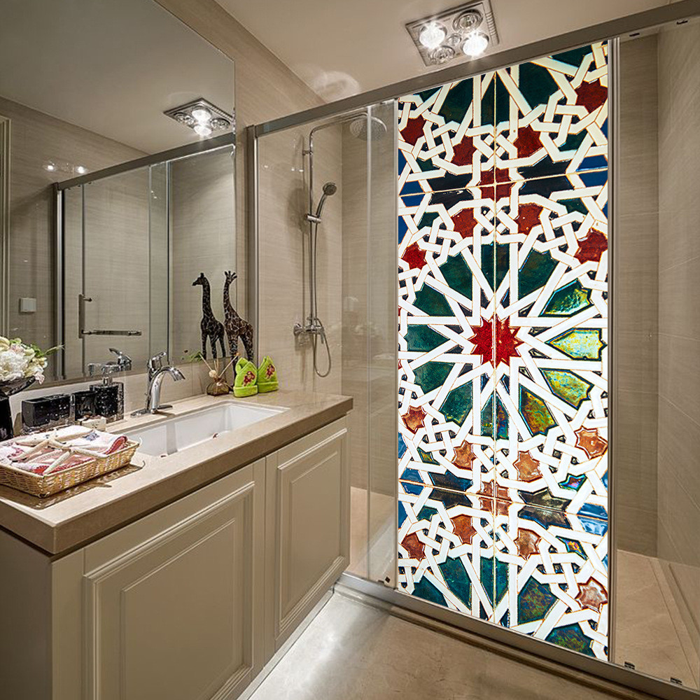 3D Door Wall Fridge Sticker Decals Waterproof Adhesive Scene Mural Home Decor