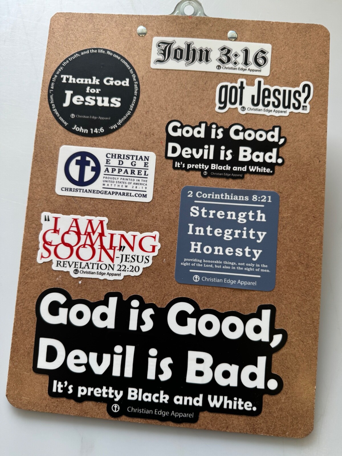 3” Thank God for Jesus Christian Vinyl Stickers Jesus Christ Bible Apparel NOTW