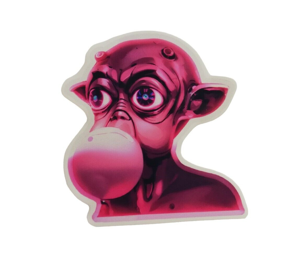 mac and me , cyberpunk style , sticker , sticker
