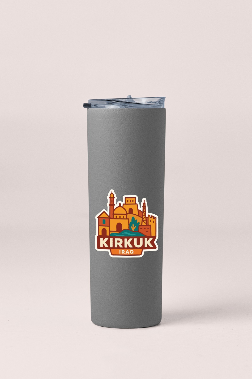Kirkuk Iraq Sticker Decal Vinyl Die-Cut City Skyline Landmark Design