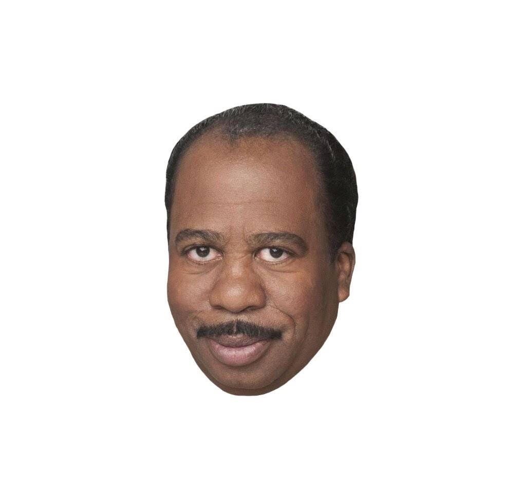 3” Tall Stanley Hudson The Office Vinyl Decal Sticker Head Cutout