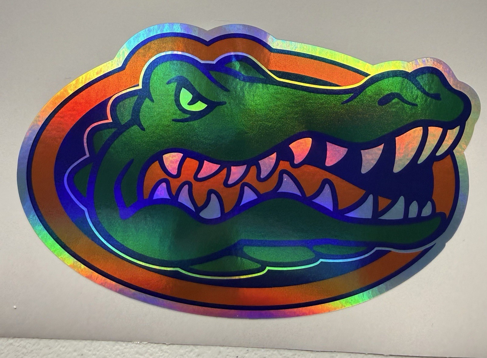 Florida Gators Holographic Vinyl Decal