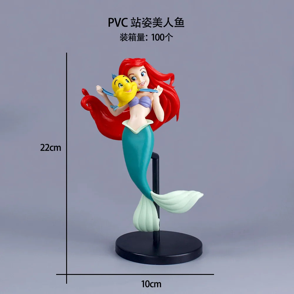 Anime Disney Little Mermaid Ariel Action Figure Toys Ariel The Princess Charm Co