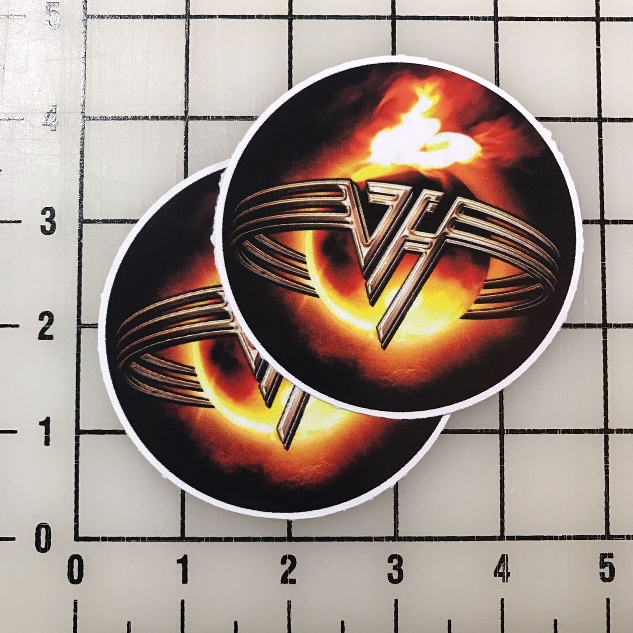 Van Halen 3.5" Wide Vinyl Decal Sticker BOGO