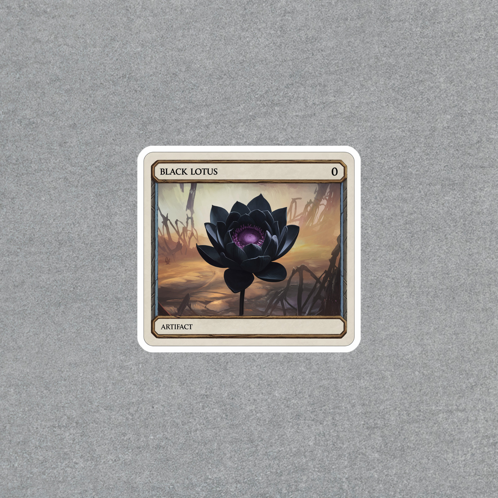 Black Lotus MTG Artifact Card Sticker – Rare Magic Vintage Art Decal #5608