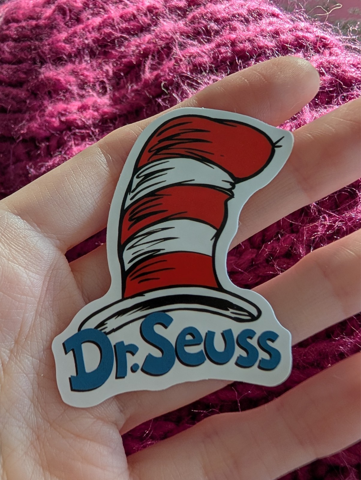 Dr. Seuss Sticker, Cat in hat