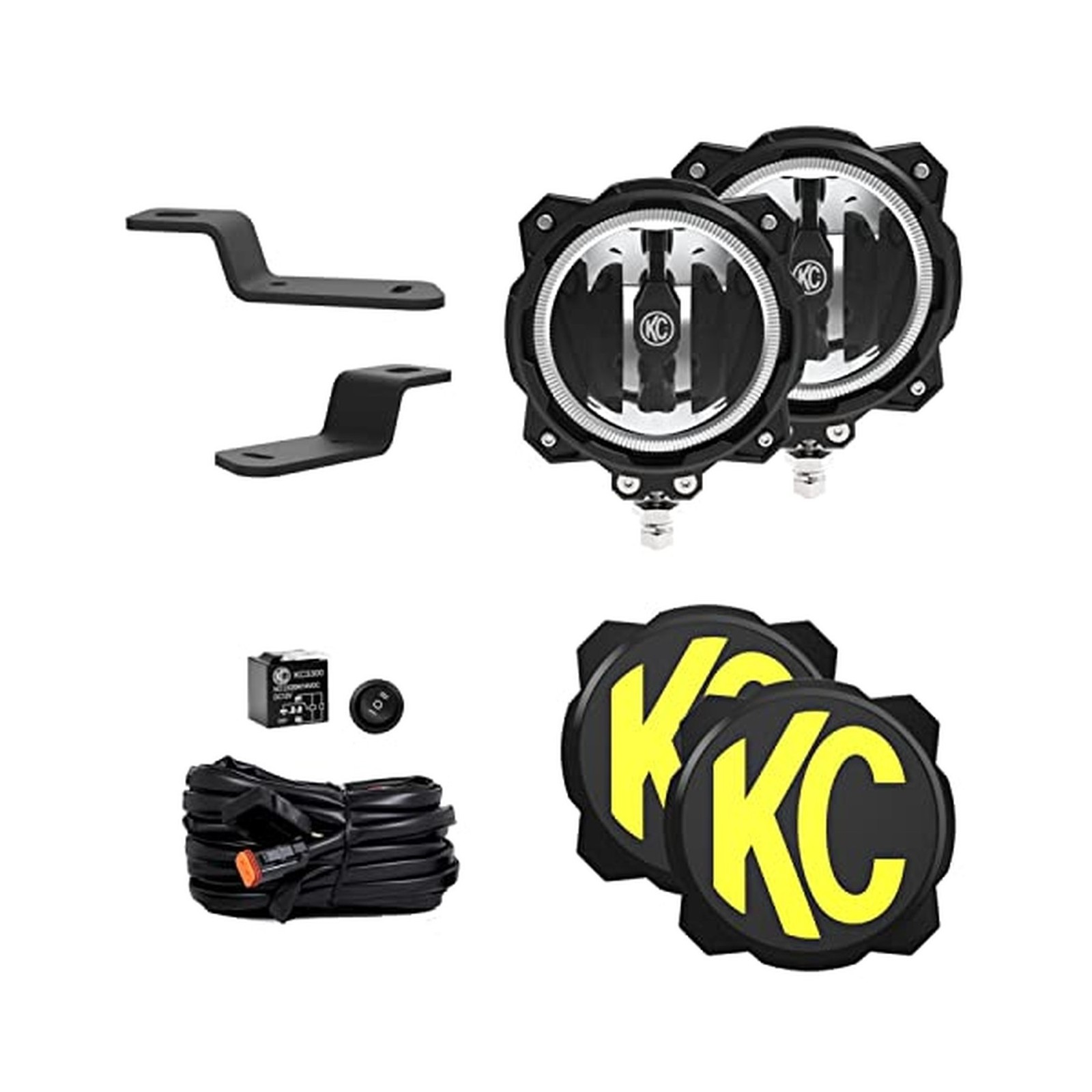 KC HiLiTES 97160 Gravity® LED Pro6 Wide-40-2-Light System – Ditch Light Kit