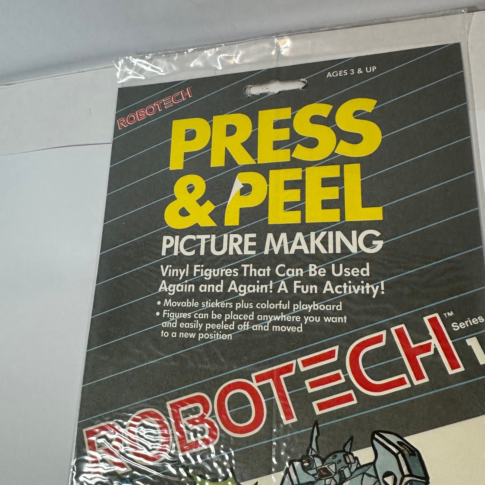 Vintage 1985 Press & Peel Robotech Vinyl Sticker Set Brand New