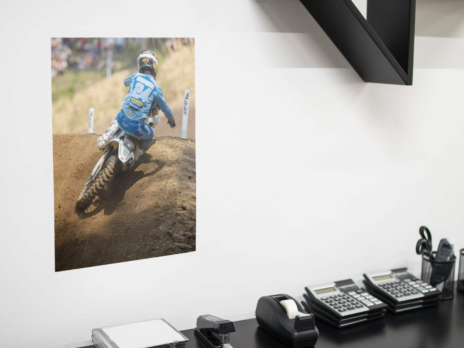 RJ HAMPSHIRE MOTOCROSS Racing Wall Vinyl Decal Poster PRINT (Removable Adhesive)