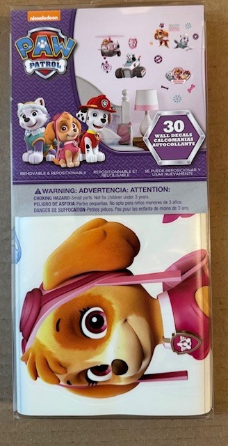 Roommates RMK3124SCS PAW PATROL 30 Girl Pups Peel & Stick Wall Decals Stickers