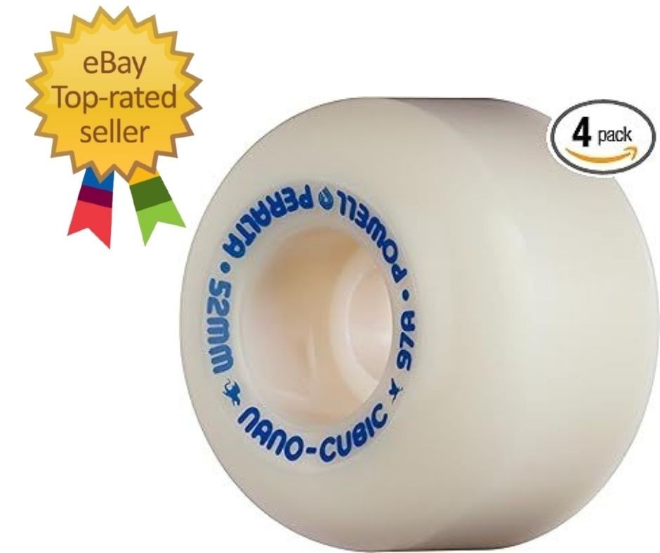 52mm 97A Andy Anderson Nano Cubic Dragon Skateboard Wheels – Off White, High Per