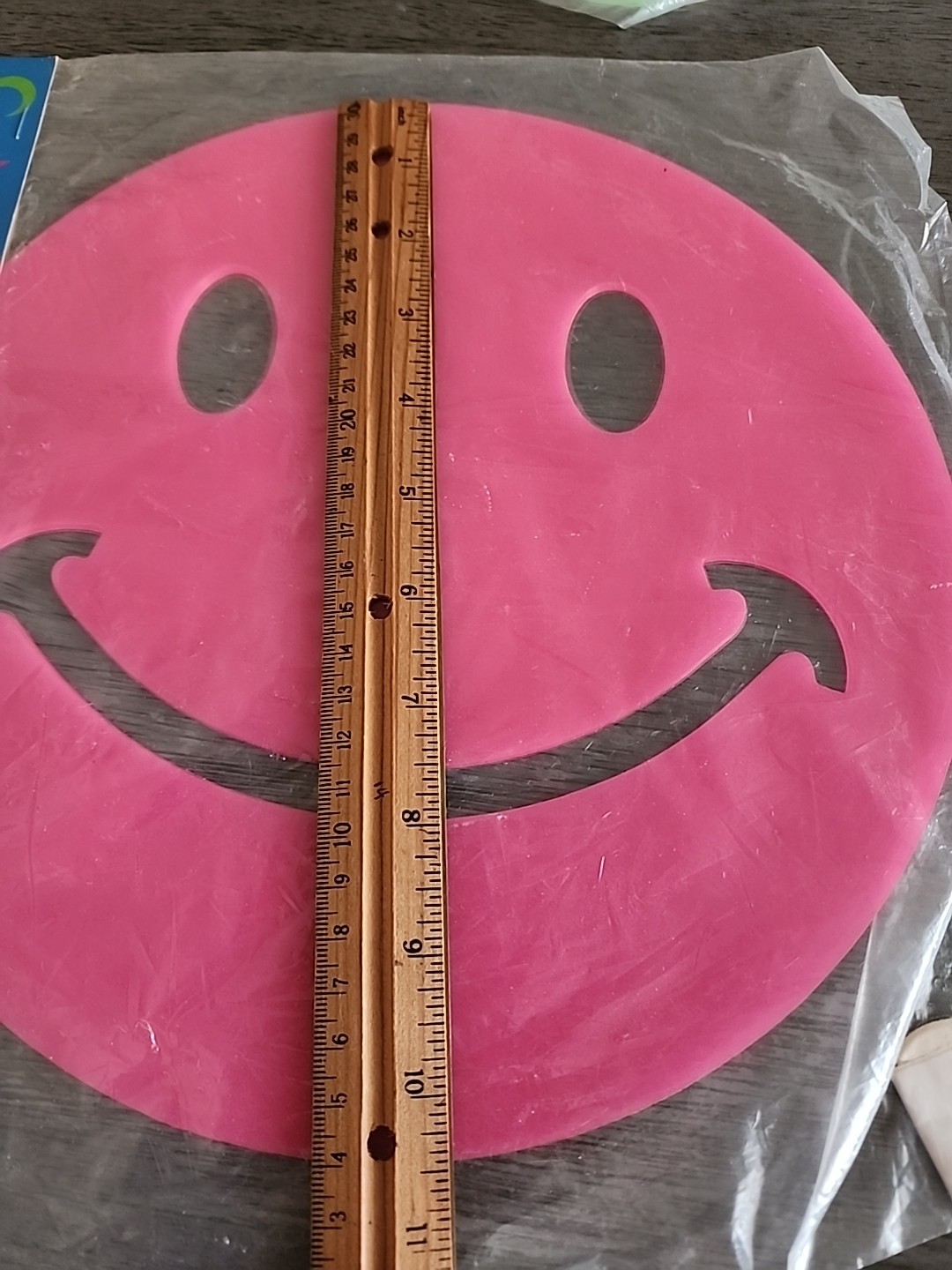 3 Vintage 1990s Jumbo Glow In The Dark Wall Decor Smiley Face Flowers Retro Dorm