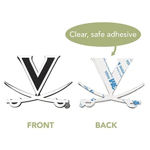 University of Virginia Metal 3D Auto Car Emblem Sticker Chrome Cavaliers UVA