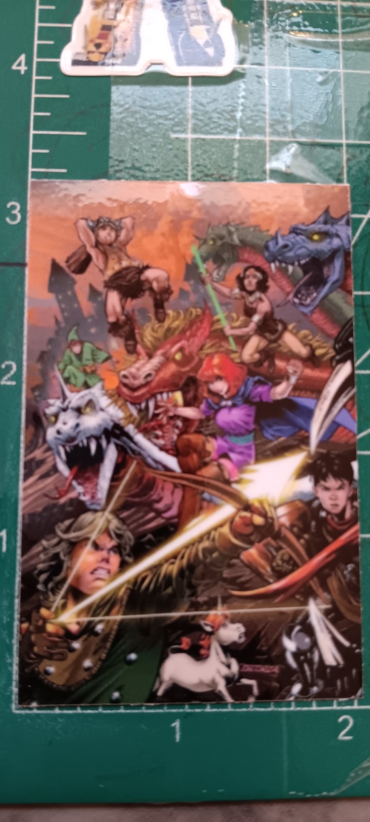 DUNGEONS AND DRAGONS STICKER X VYNIL HIGH-GLOSS STICKER X 3X2 INCHES STICKER X