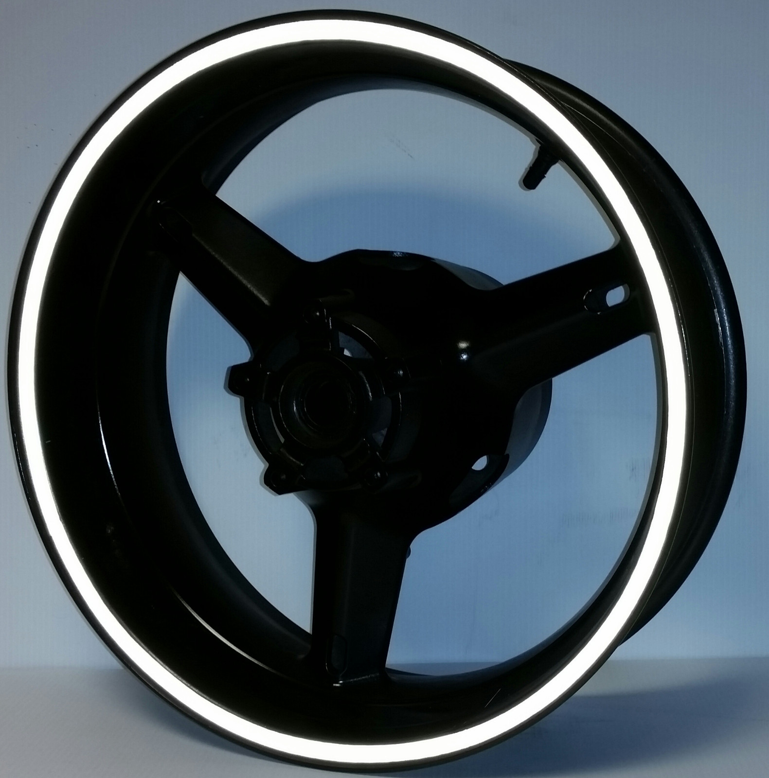 3M REFLECTIVE RIM STRIPES WHEEL DECALS TAPE STICKERS MOTORCYCLE CAR for 17" RIMS