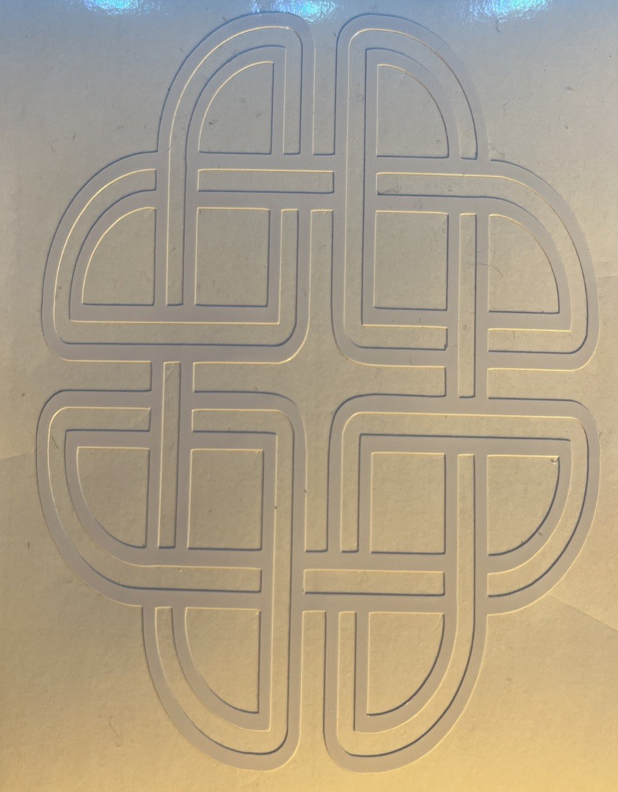 Vinyl Decal – Celtic Knot – Approx. 4" x 3" – Indoor/Outdoor/Dishwasher