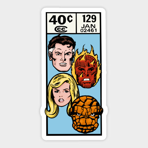Comics Faces Cover Corner Art Vinyl Wall Decal Decor Sticker