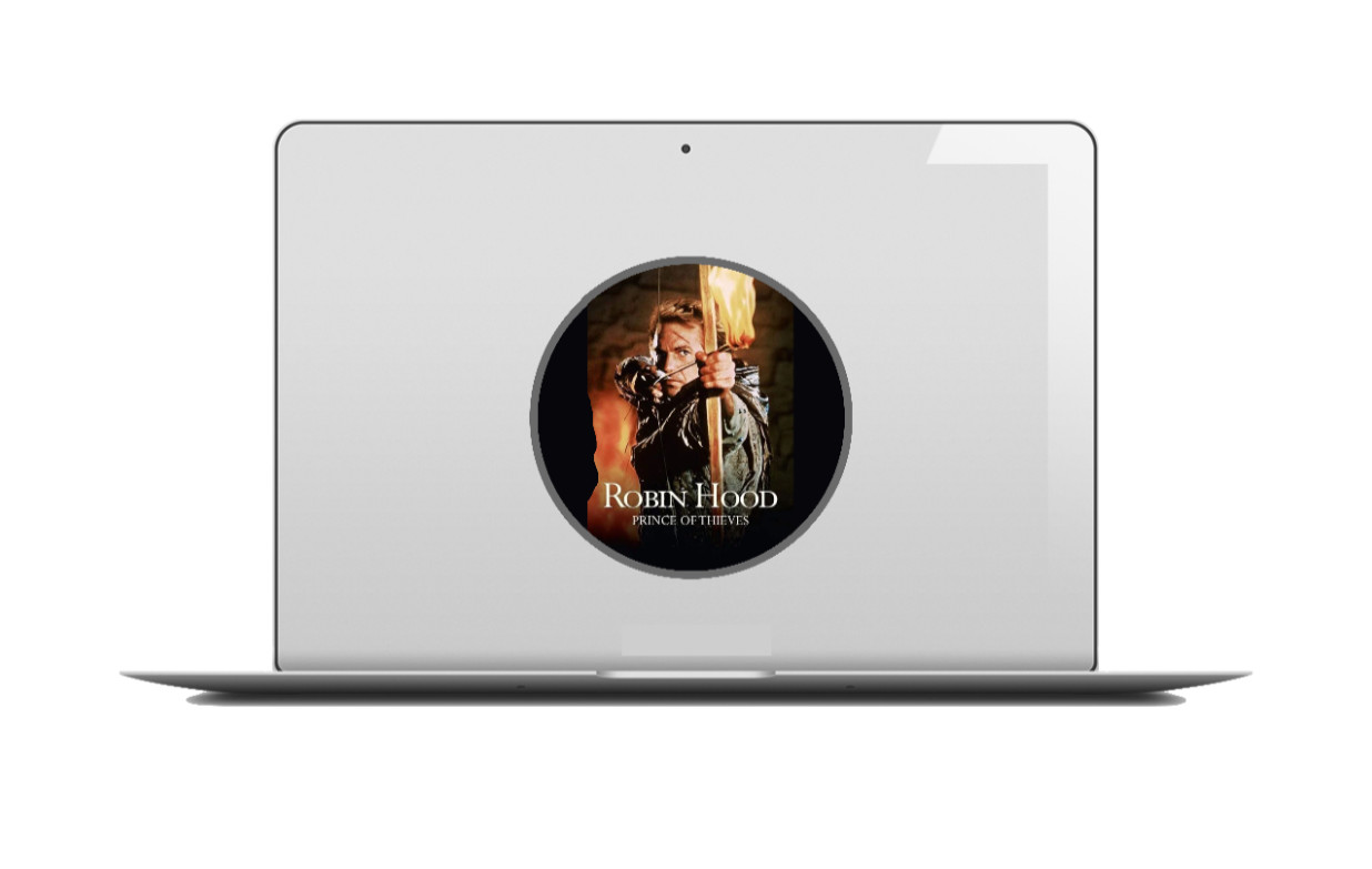 Movie – Robin Hood "Prince" – 4" Handmade Vinyl Decal Vehicle Laptop Cooler 261