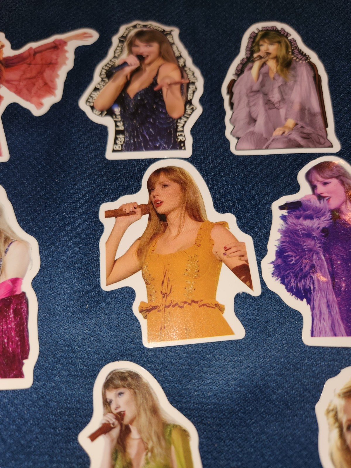 10 Taylor Swift Microphone Stickers, Swiftie, Laptop Stickers, Swiftie Decals