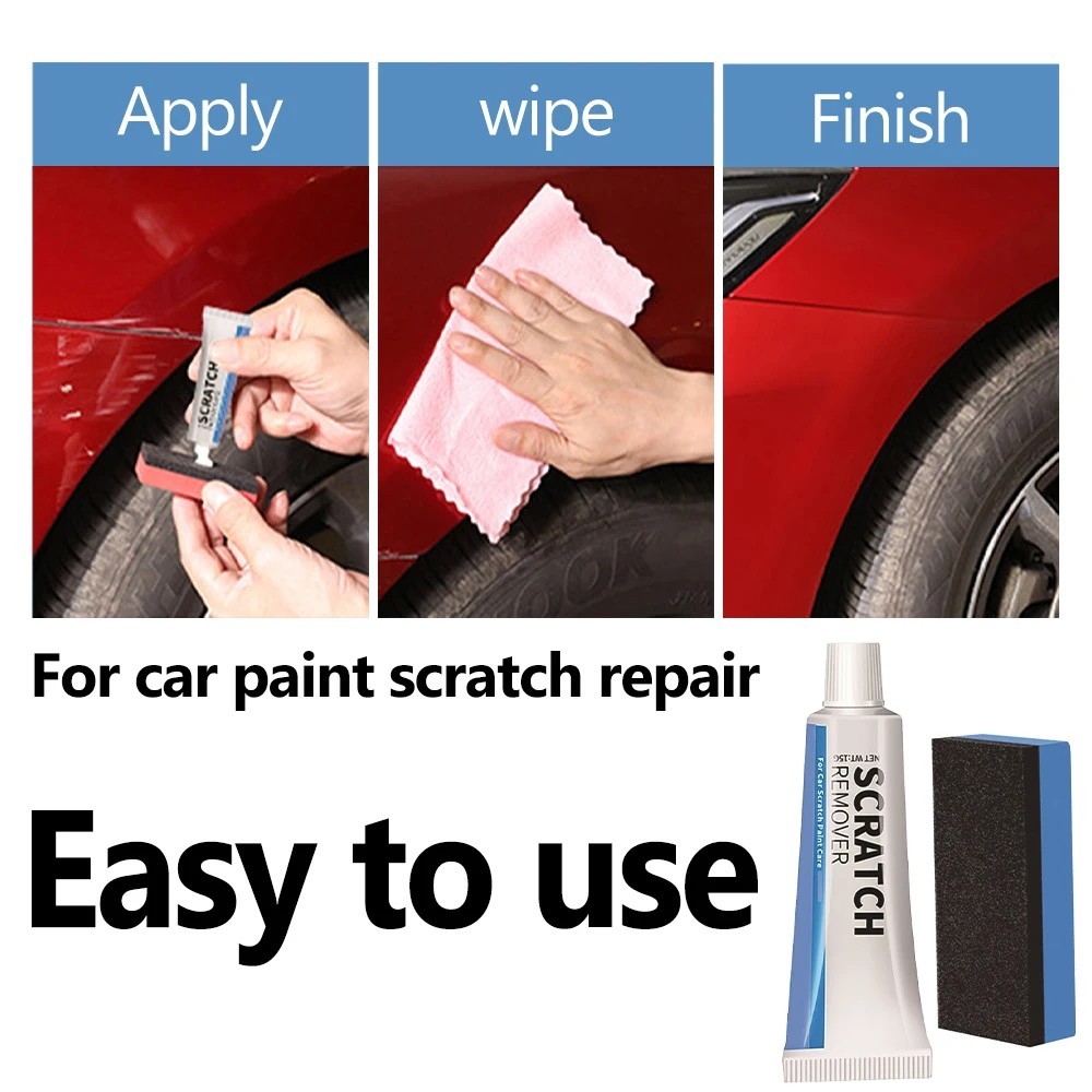 Car Scratch Remover Polishing Paste Sponge Auto Paint Repair Body Scratch