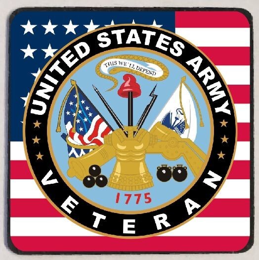 U.S. Military Army Veteran Refrigerator Magnet M64