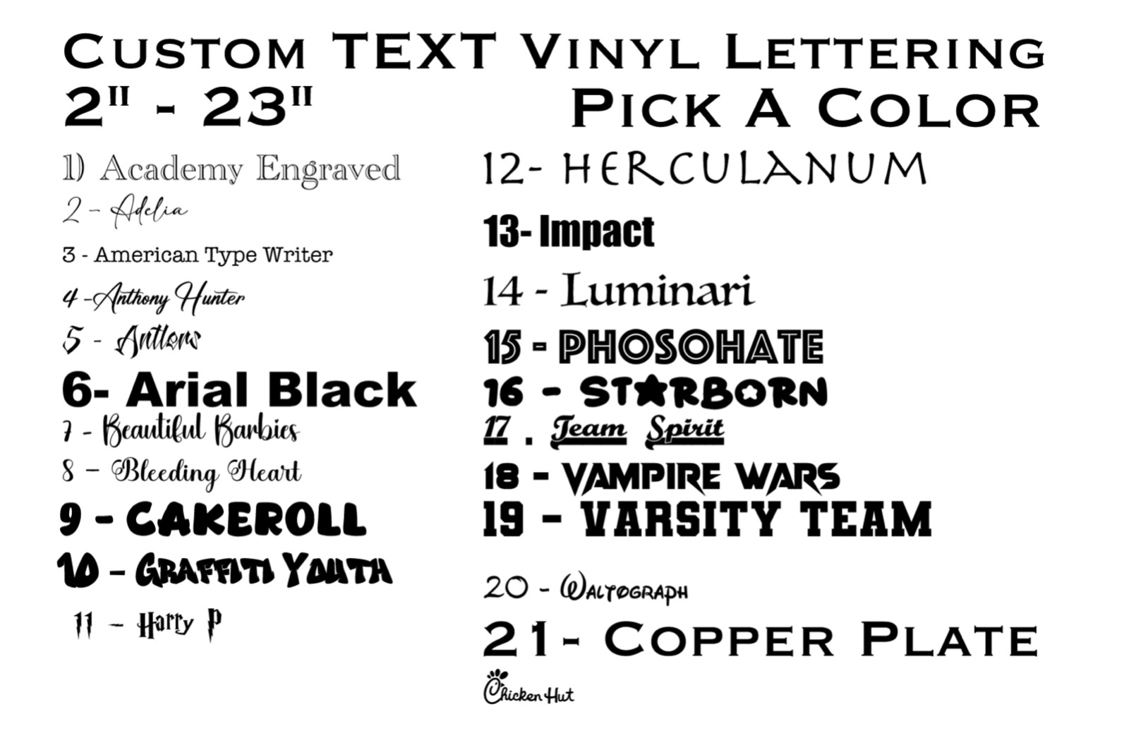Custom Text Vinyl Lettering Sticker Decal Personalized Any Font Style and Name