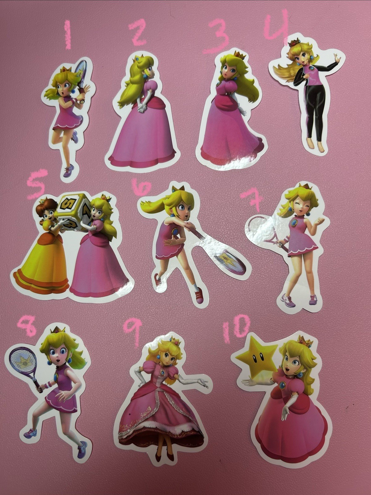 Princess Peach And More Anime Stickers