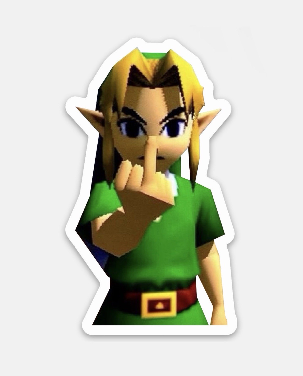 3” Link Sticker Legend Of Zelda Nintendo Decal Matte Finish Dishwasher Safe