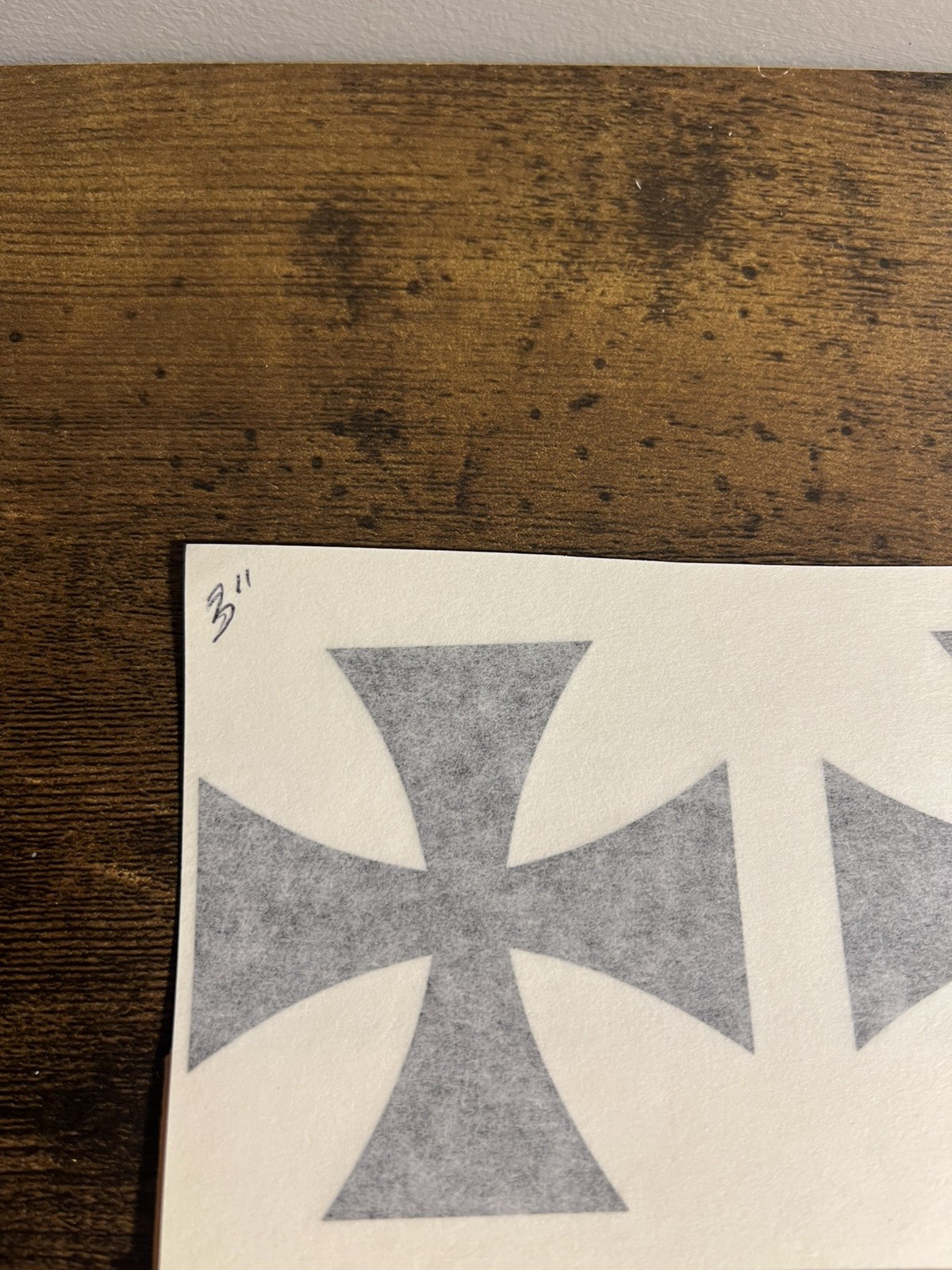 Iron Cross German – Vinyl Decals Sticker – RC Plane -Black – Lot of 9