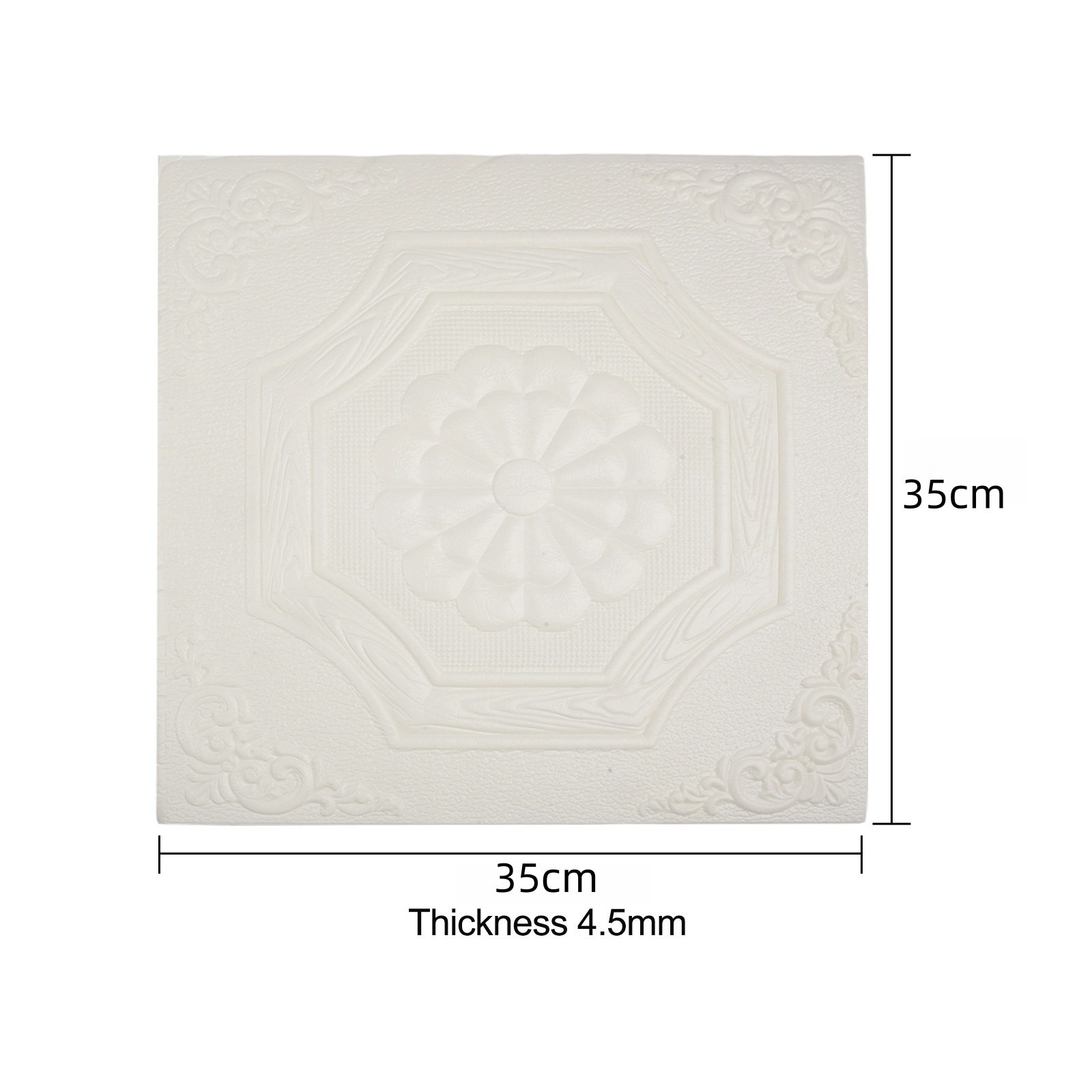 Home and Office Decorative Wall Stickers Set of 10 Waterproof XPE Foam Options