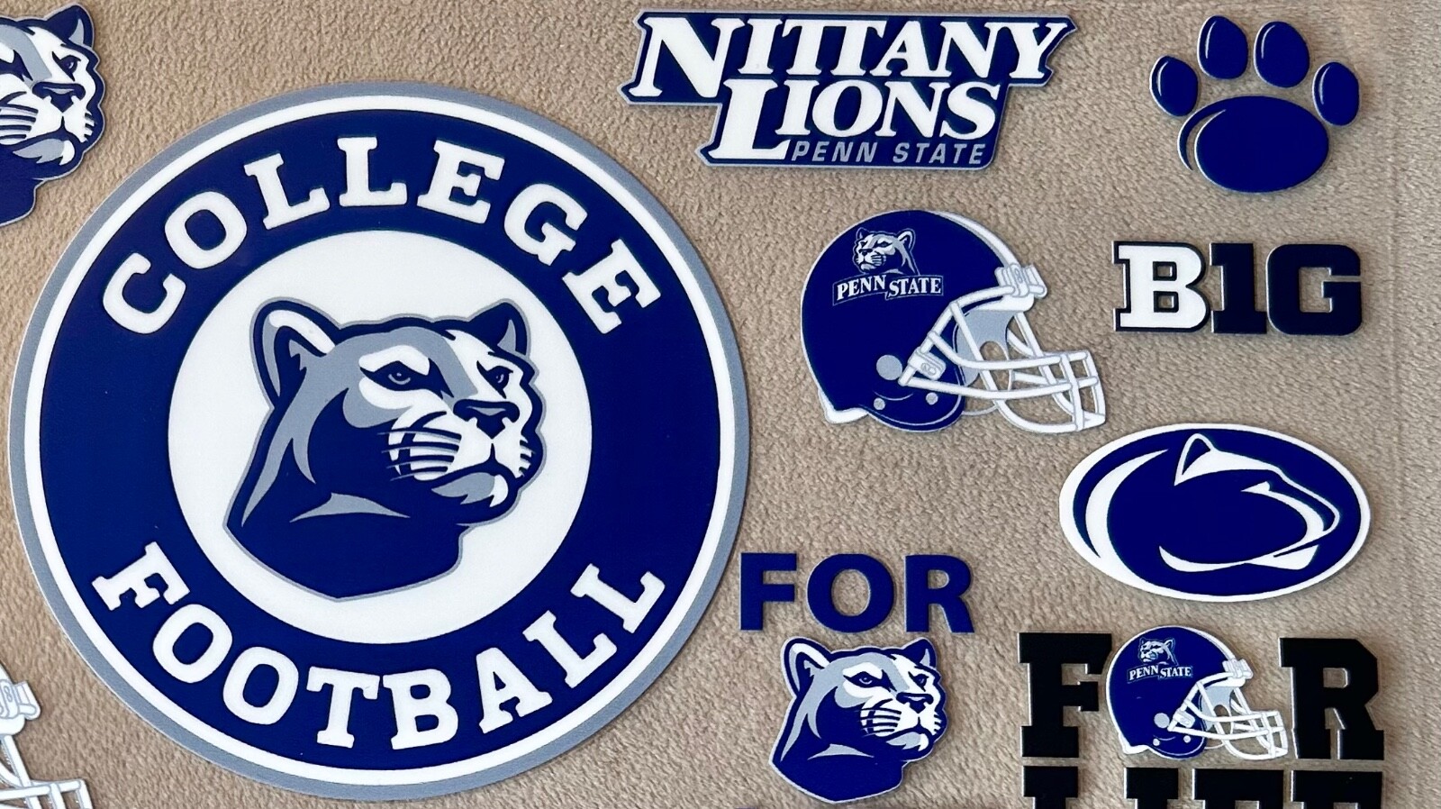 NEW College Penn State University Transfer Stickers DIY Cup Wrap Glasses Bottles