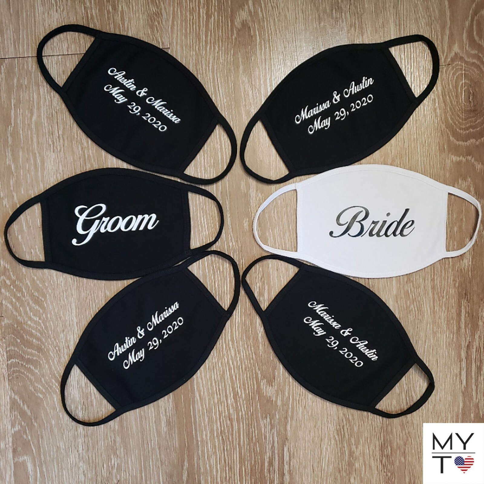 Custom Face Mask for Men and Women 2-ply Unisex Face Mask One Size Made in USA
