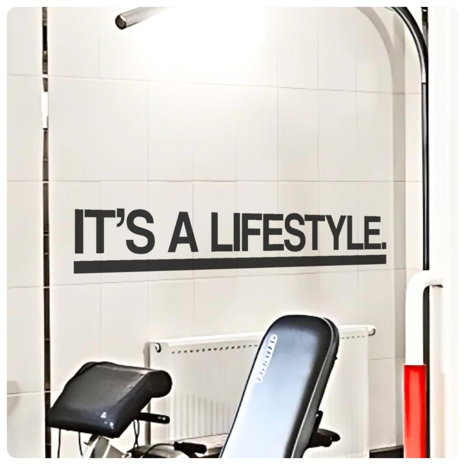 – It's a Lifestyle Wall Decal – Motivational Sticker Quote, Inspirational Vin…