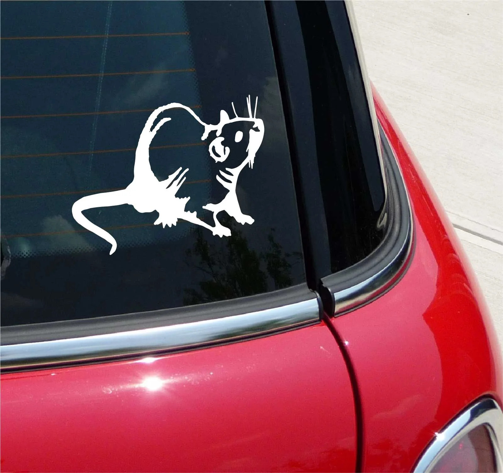 MOUSE MICE SINGLE GRAPHIC DECAL STICKER ART CAR WALL DECOR