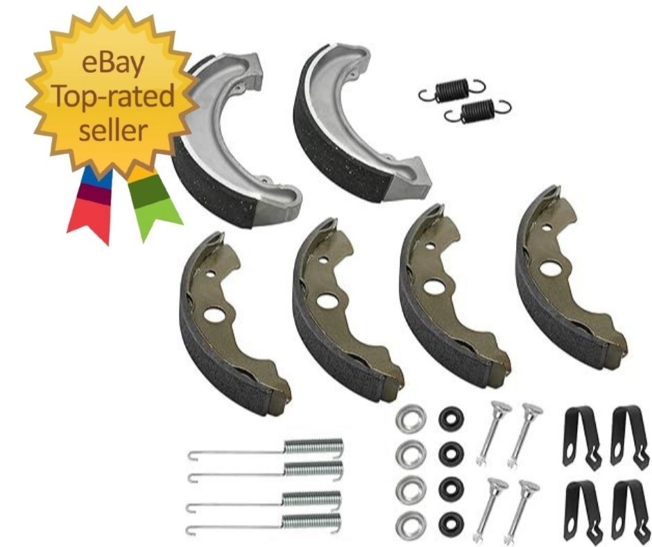 Brake Shoes Kit Front & Rear for Honda Fourtrax 300 4×4 1988-2000 TRX300 TRX3…